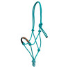 Licol Corde Nouée avec Décorations Navajo Pool's - Turquoise