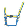Licol en Nylon avec Parties Colorées Umbria Equitazione - Royal / jaune
