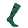 Chaussettes Equithème Argyle femme - Gris / vert