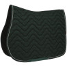Tapis de selle Equithème Brocart - Vert foncé