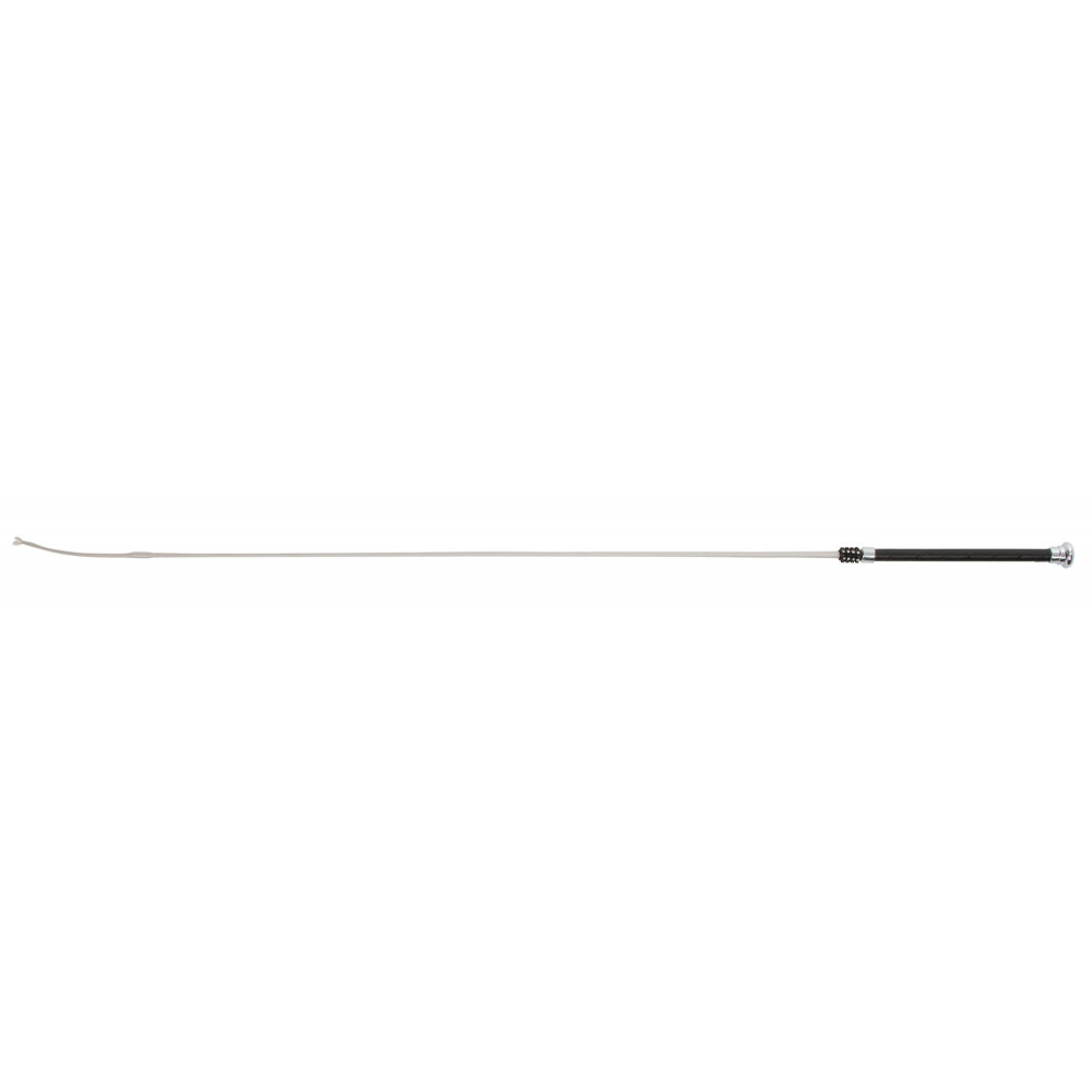 Cravache De Dressage Covalliero 110 Cm - Poignée En Cuir Synthétique Cognac, Logo élégant