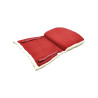 Amortisseur en Coton et Laine Polaire Synthétique Burioni - Rouge