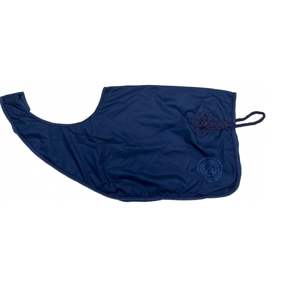 Couvre-reins Imperméable Pour Cheval - Polaire Intérieur, Fixation Sangle, Taille Pur-sang/demi-sang