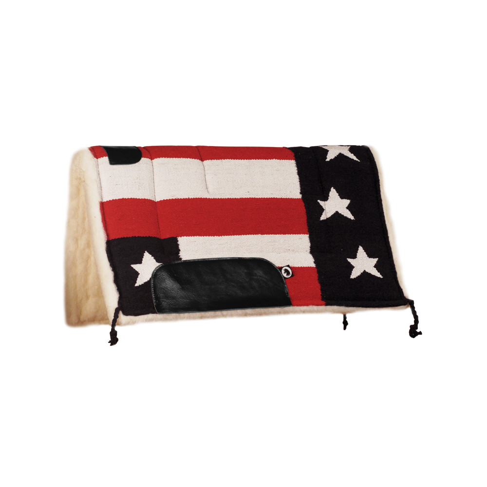 Tapis De Selle Navajo Economy Pony 24x24 - Fond Feutre - Neuf