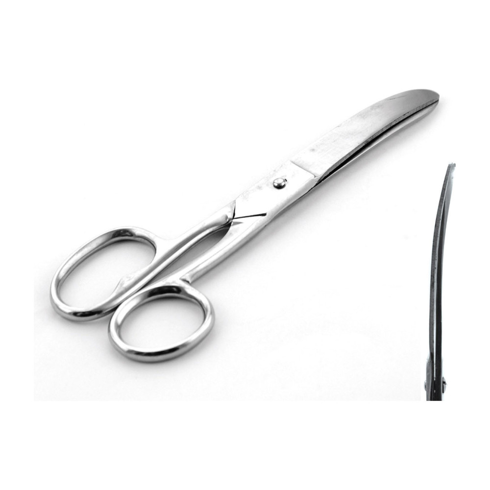 REMOS Ciseaux Universels 14,5cm - Lame Courbée Acier Inoxydable Pour Maison/Bureau/Cuisine