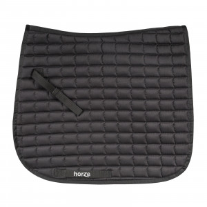 Tapis De Selle Contact étroit Anglais Loire Classic - Noir Satin, Taille Large