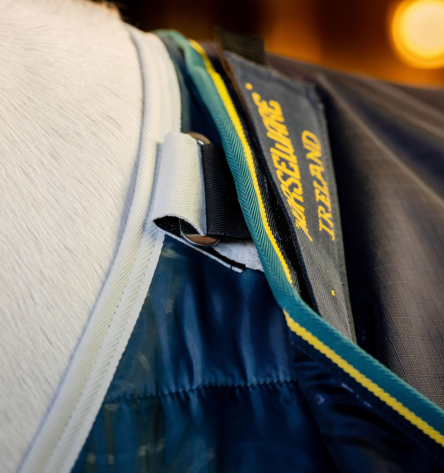 Couverture Horseware Rambo Duo Force 2.0 100 g avec liners 100 et 300 g Bleu marine / bleu sarcelle