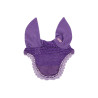 Bonnet anti-mouches poney Derby coton - Violet / multicouleur / lilas