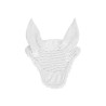 Bonnet anti-mouches poney Derby coton - Blanc