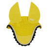 Bonnet pour chevaux Derby en coton - Jaune / blanc / noir