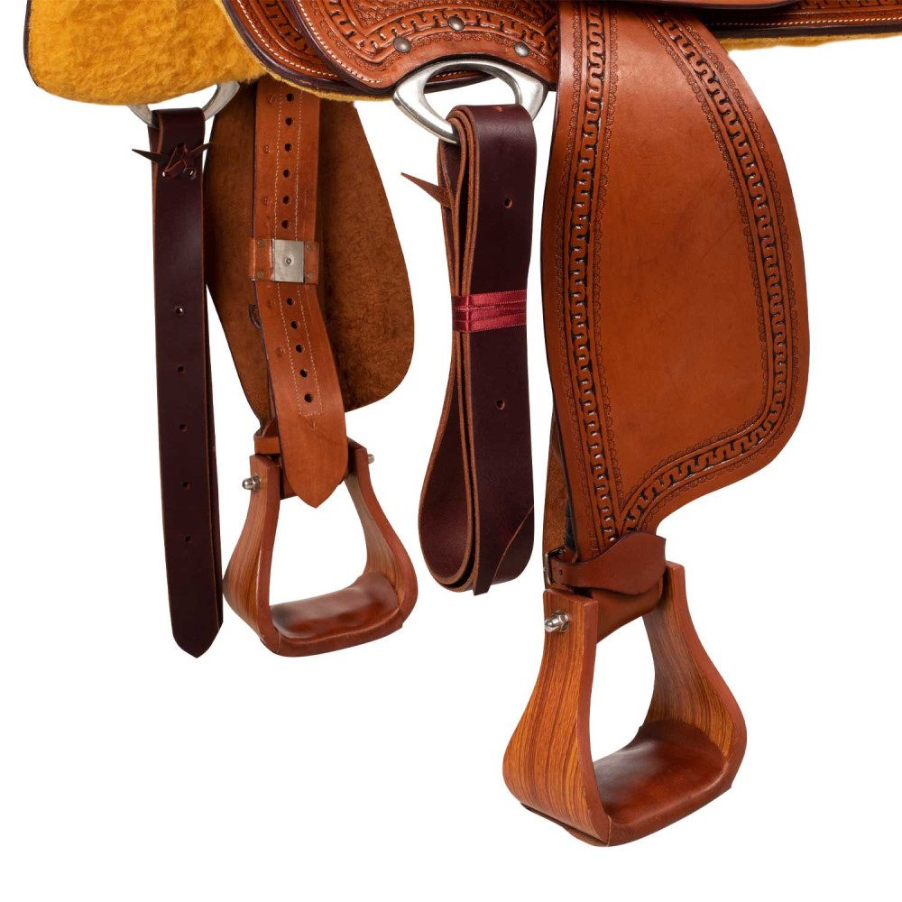 Manaal Enterprises Wade Tree A Fork Selle de cheval en cuir