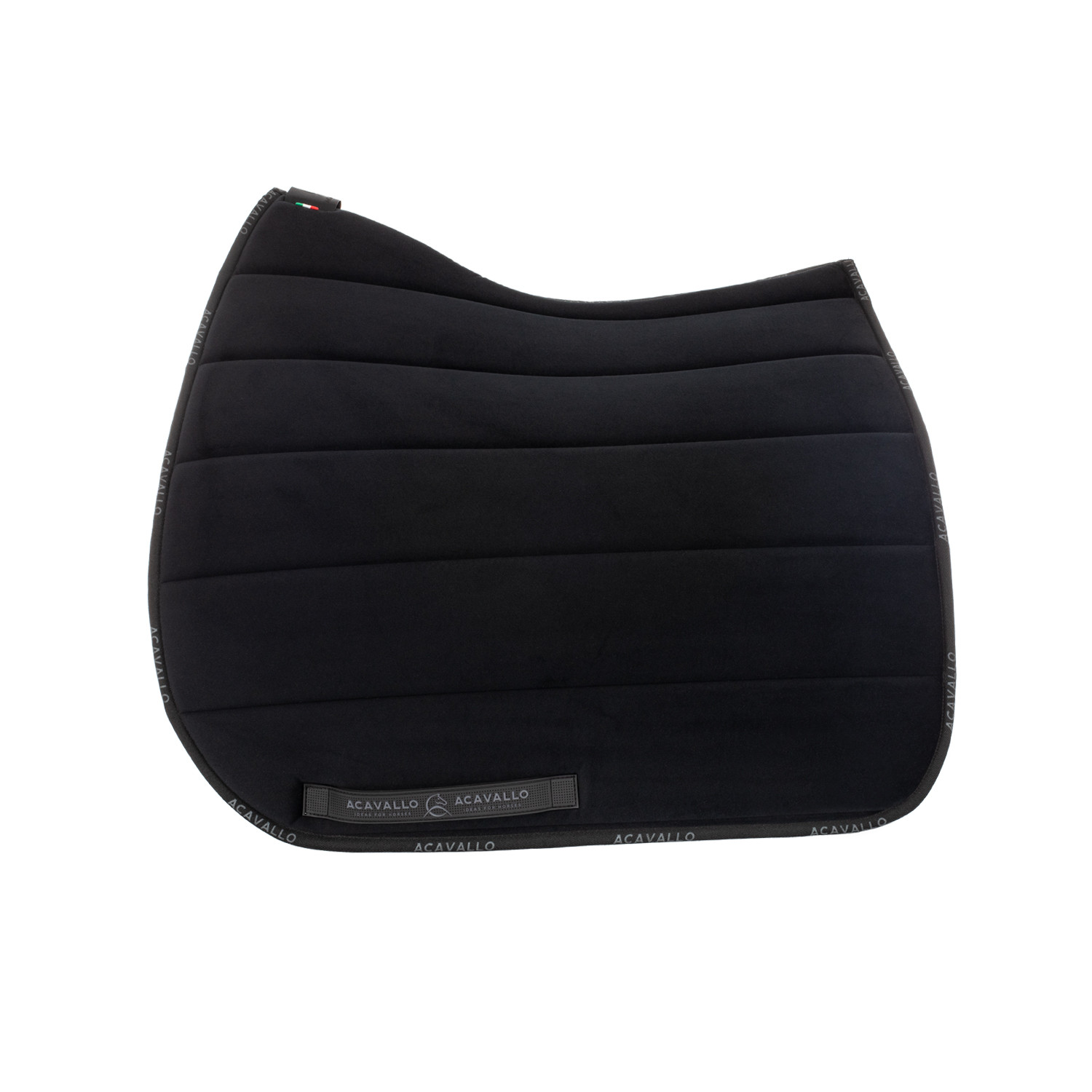 Tapis de selle DS CW-CS matelassé louvre et bambou Acavallo Bleu