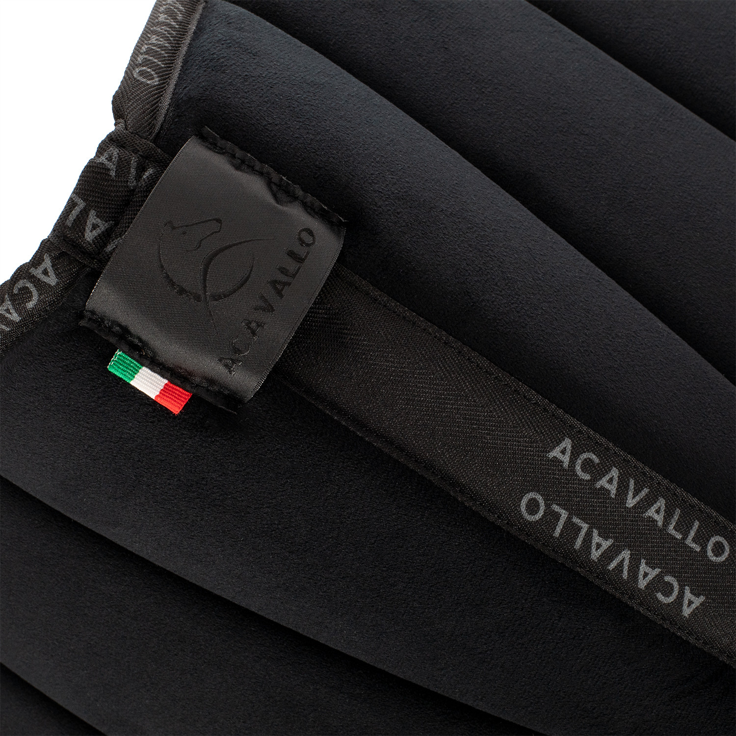 Tapis de selle DS CW-CS matelassé louvre et bambou Acavallo Bleu