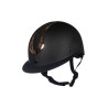 Casque HKM Illusion - Noir / or rose