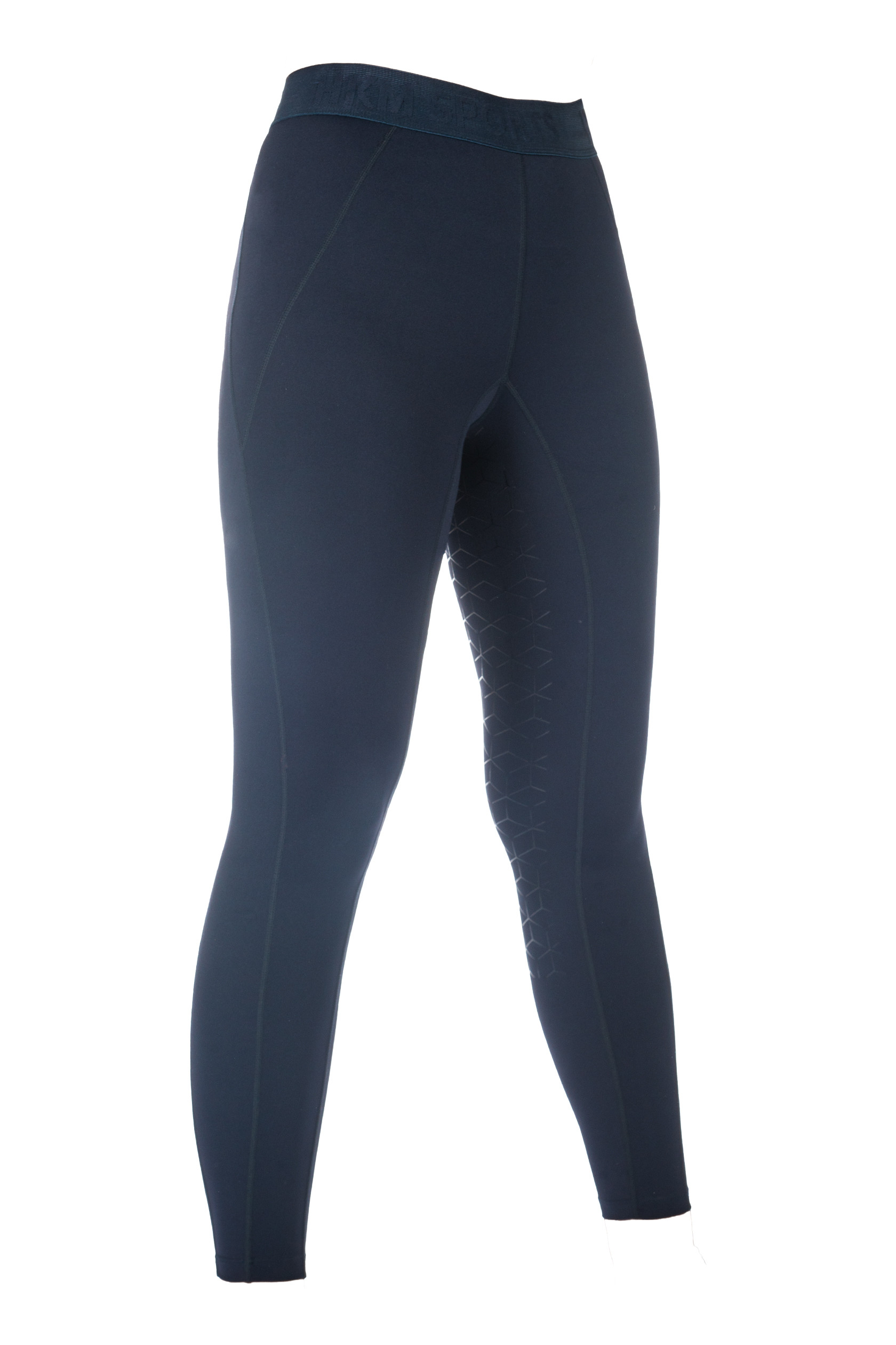 Legging HKM Tabea fond 1/1 en silicone Bleu foncé