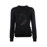 Pull Lauria Garrelli Livigno Horse Head - Noir