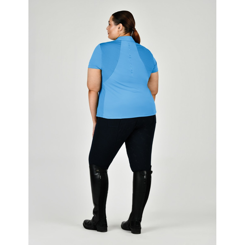 Bombe D'Équitation Tredstep Ireland Femme - Marine Manches Courtes Taille M