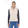 Gilet sans manches Harcour Bernie femme - Ivoire