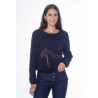 Pull Harcour Swift femme - Marine