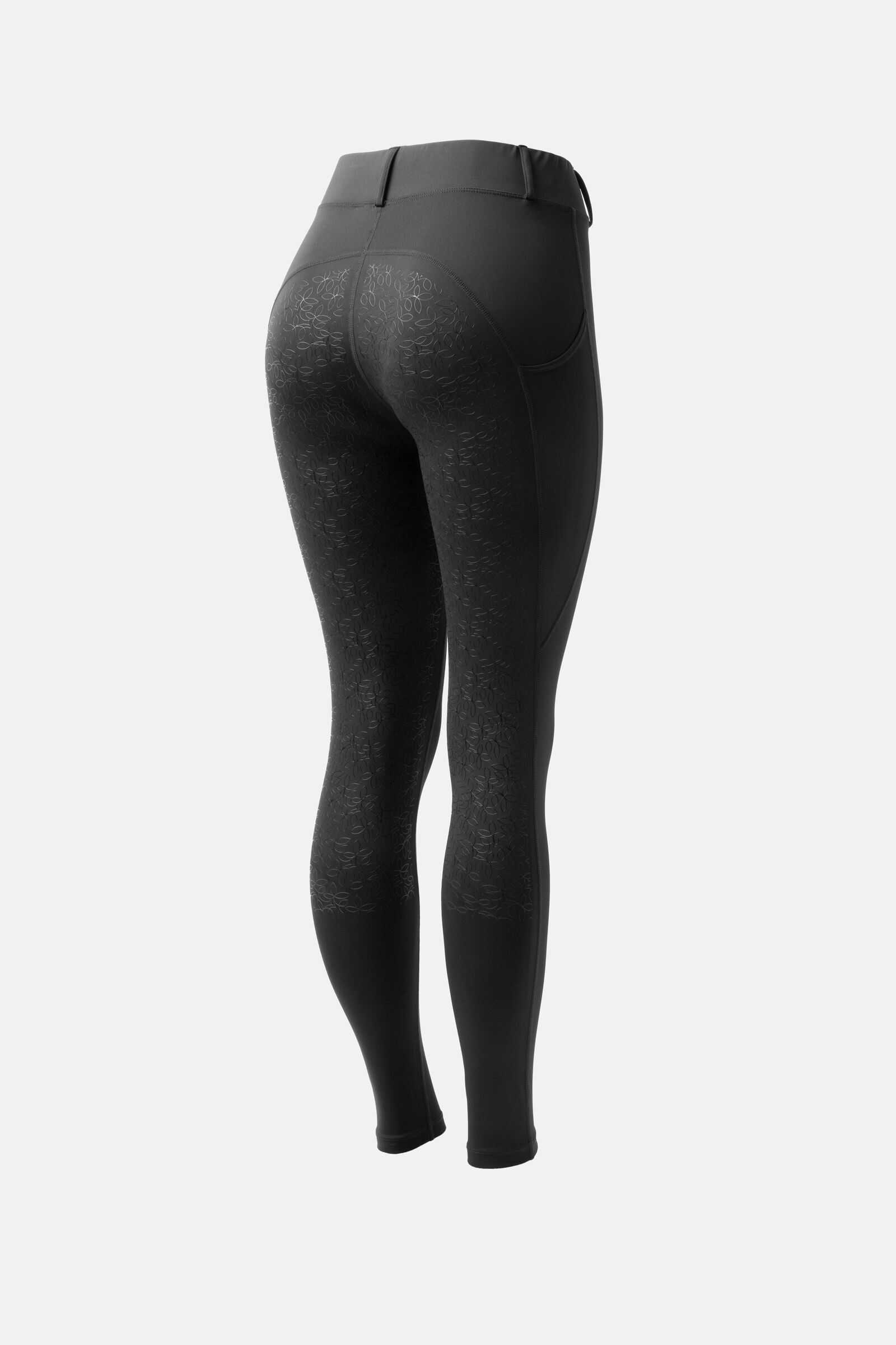 Legging fond intégral Grip Horze Dea femme Noir