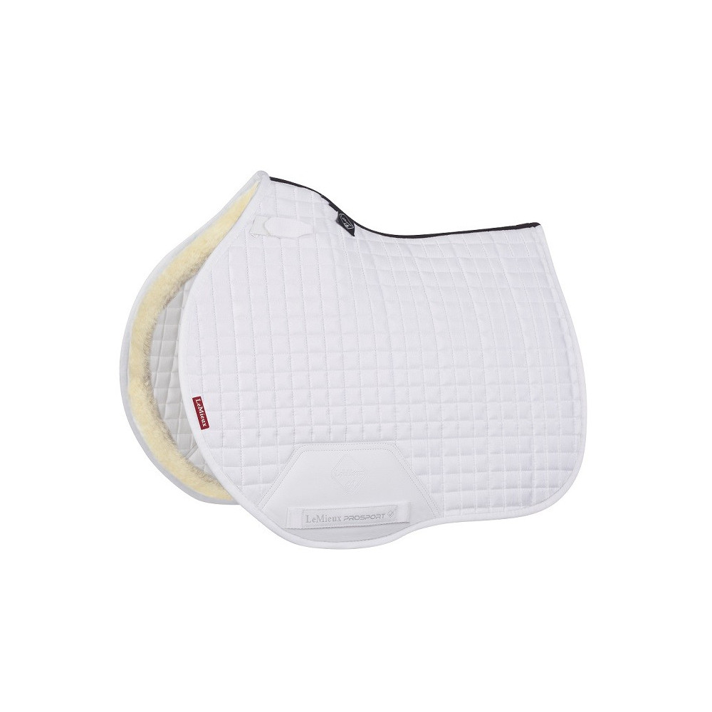 Tapis De Selle LeMieux Hunter Show Pad - Mérinos Blanc S/M - Neuf