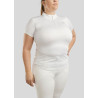 Polo de concours Montar Everly Curve femme - Blanc