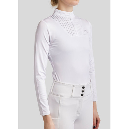 Polo de concours Montar MoRosie manches longues femme