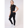 Polo Montar Junior Everly manches courtes - Noir