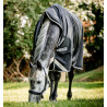 Couverture Horseware High Neck Amigo® Bravo 12 Original 250g 1200D - Noir / gris titanium / argent