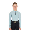 Base Layer Equestro d'entraînement à manches longues fille - Brume grise