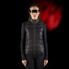 Gilet femme Equestro Ridertechnology avec coutures thermosoudées - Noir