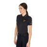 Polo femme collection Scuderia Equestro - Noir
