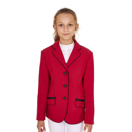 Veste de concours Equestro fille en tissu technique