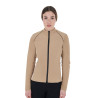 Veste softshell femme en tissu technique rembourré Equestro - Encens