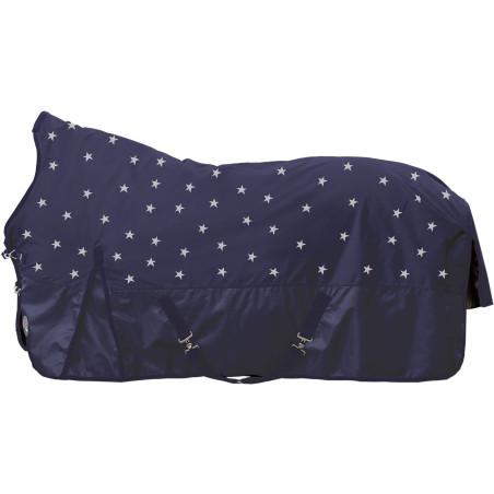 Couverture highneck HKM Cleveland Stars 600D doublée polaire