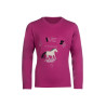 Polo à manches longues Polly HKM enfant - Rose