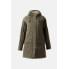 Imperméable Elise avec doublure matelassé Horze - Vert olive