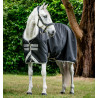 Couverture Horseware Amigo Bravo 12 50g Turnout 1200D - Noir / gris titanium / argent