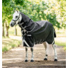Couverture Horseware Rambo Supreme Turnout Vari-layer 1680D 250g - Noir / orage / gris argent