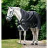 Couverture Horseware d'extérieur Rambo Wug 200g 1000D - Noir / orage / gris argent