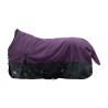 Couverture highneck HKM Glasgow 1200D doublure polaire - Lilas / noir