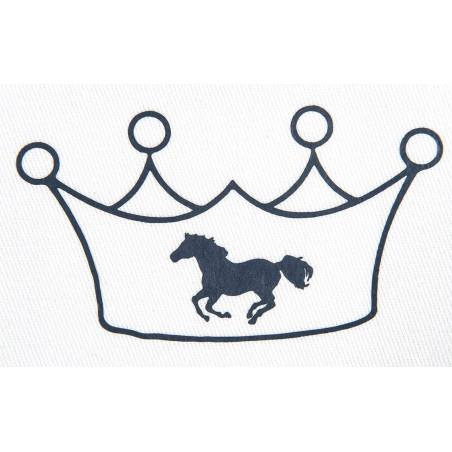 Motif thermocollant couronne et cheval HKM