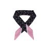 Foulard Harcour Sarja - Noir / rose / blanc