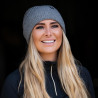 Bonnet Back on Track Ava en laine avec revers - Gris