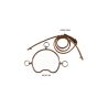 Bridon Chifney en Cuir Lakota - Marron