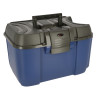 Coffre de toilettage Jumbo Covalliero - Bleu / noir