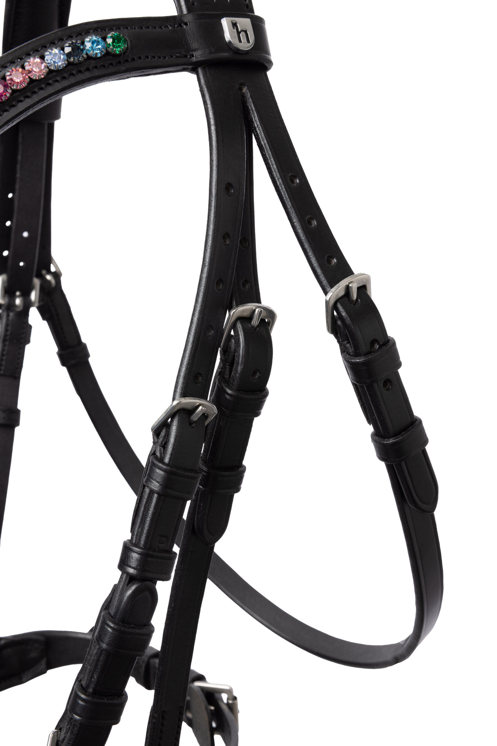 Bridon poney Rainbow Dash Horze Noir