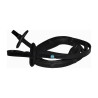 Rênes caoutchouc T de T arretoirs - Noir