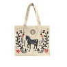 Totebag Noël Gwapa Harcour - Naturel / bleu