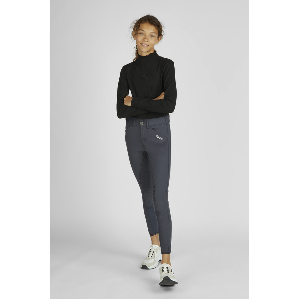 Pantalon D'équitation Pikeur Braddy Complet/grip - Orange/gris - Taille 158